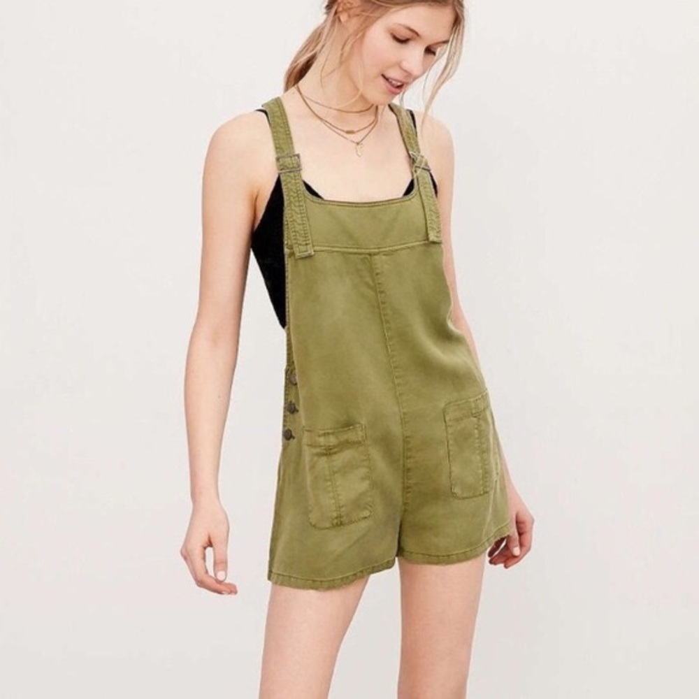 BDG Green Nicki Overalls from Urban Outfitters XS